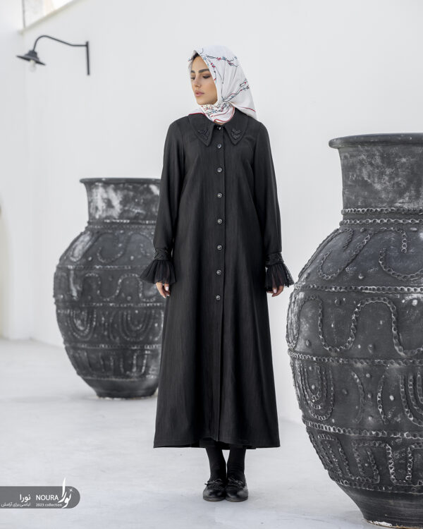 مانتو ارمغان مشکی - Image 7