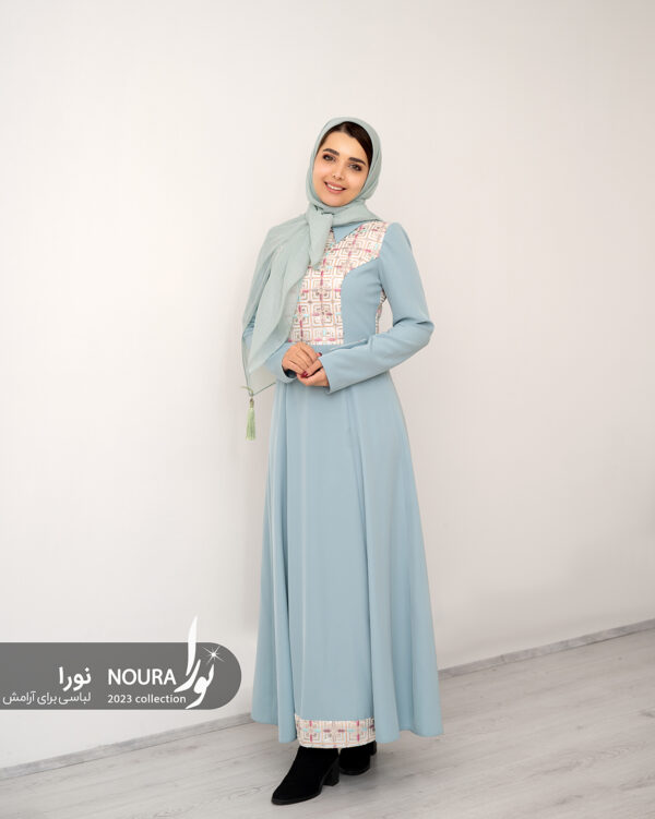 پیراهن عسل آبی - Image 4