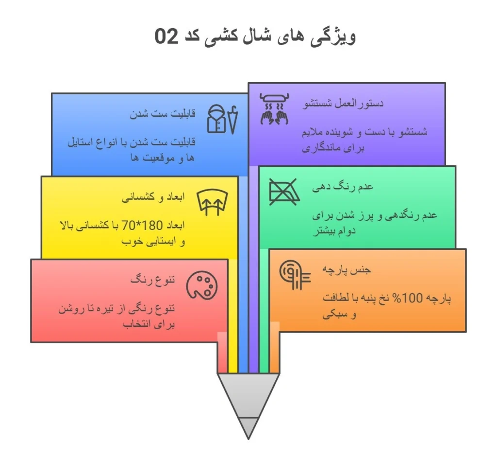 شال کشی کد 02 (رنگبندی)