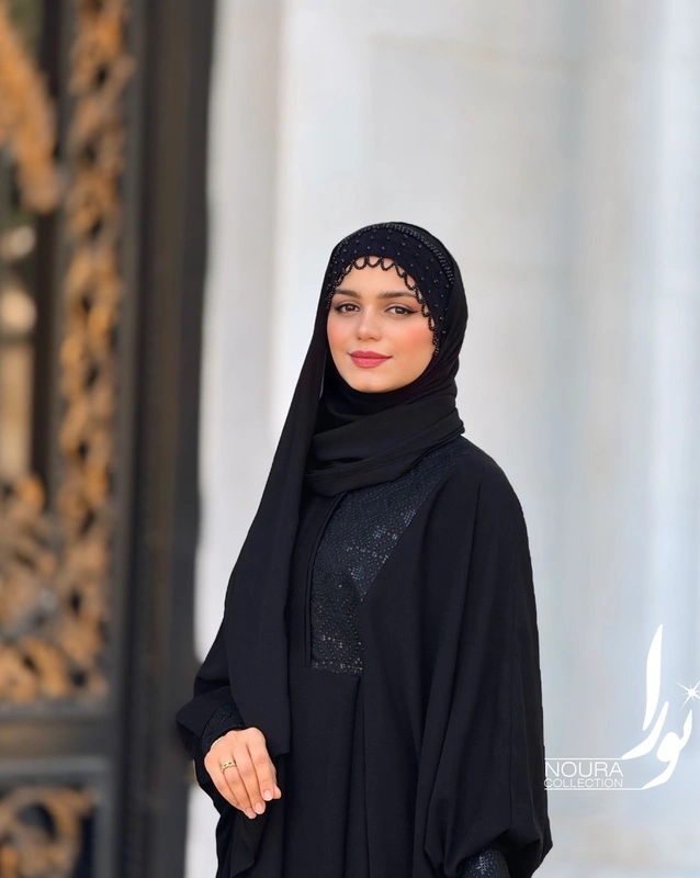 عبا رزا مشکی (گل ریز)