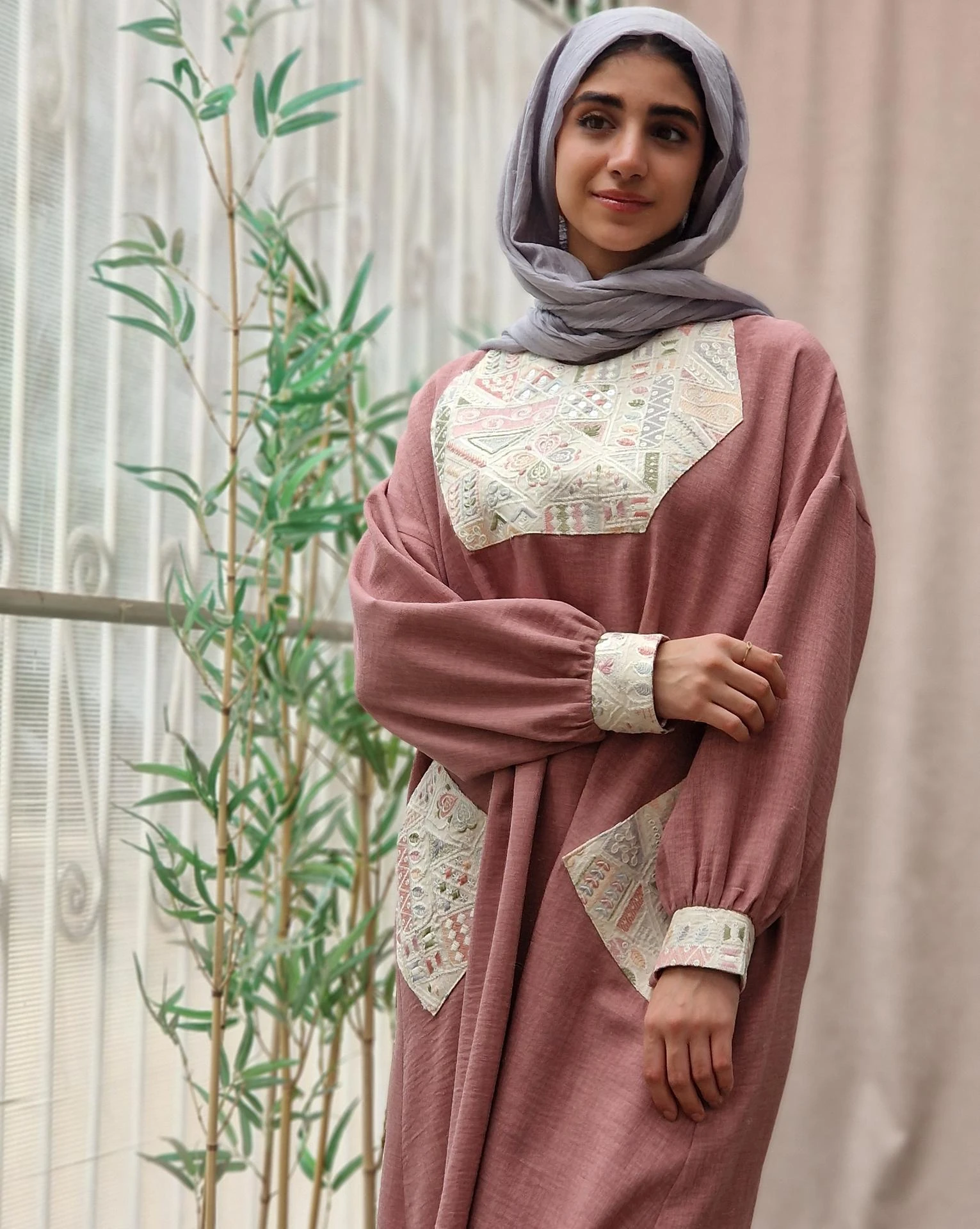 عبا شقایق (رنگبندی) 11 عبا شقایق صورتی