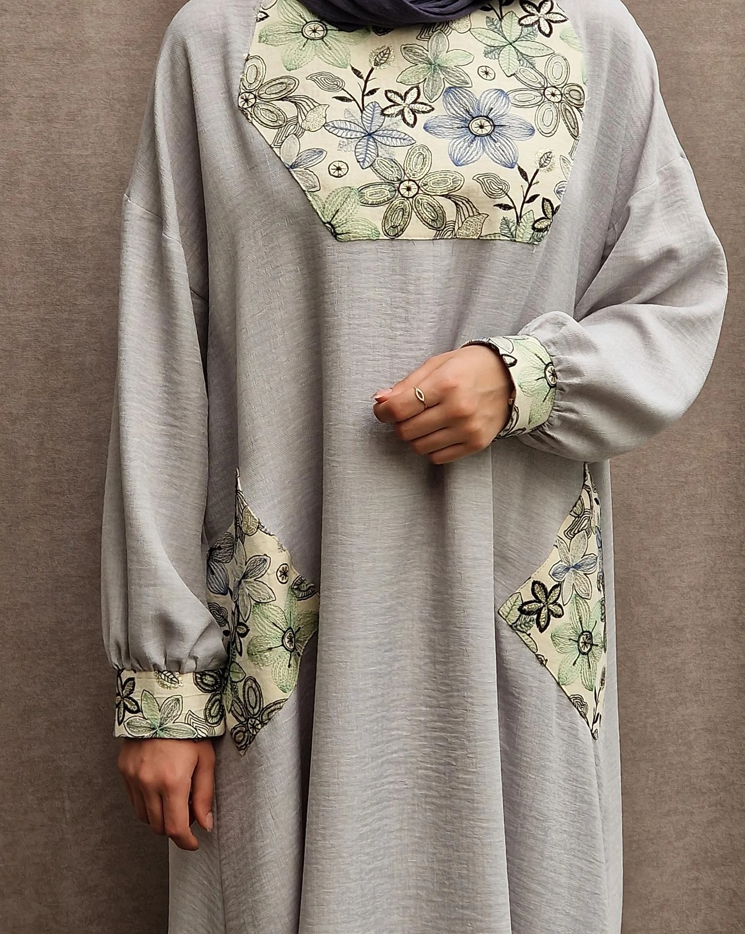 عبا شقایق (رنگبندی) 12 عبا شقایق طوسی روشن