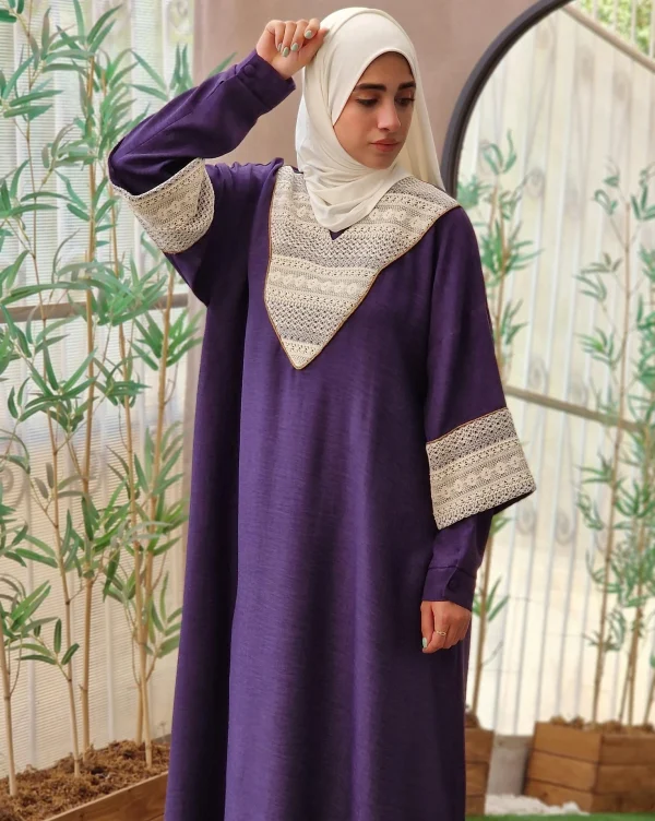 عبا حانیه (بنفش و سبز)