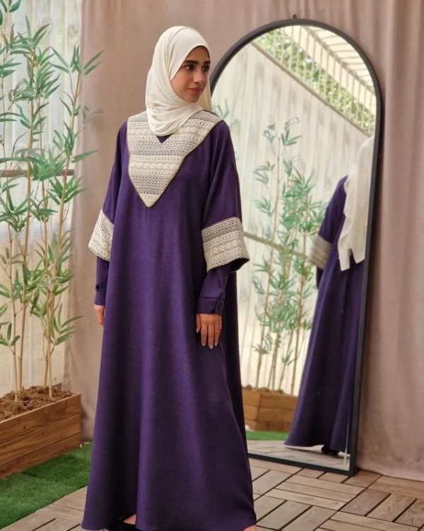 عبا حانیه (بنفش و سبز)