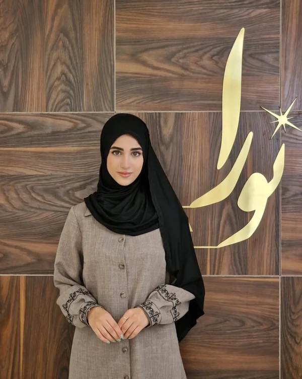 مانتو نسیم (آبی روشن و خاکی)