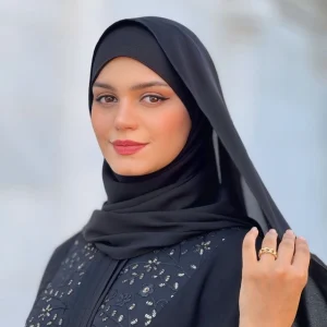 هدشال حریر مشکی