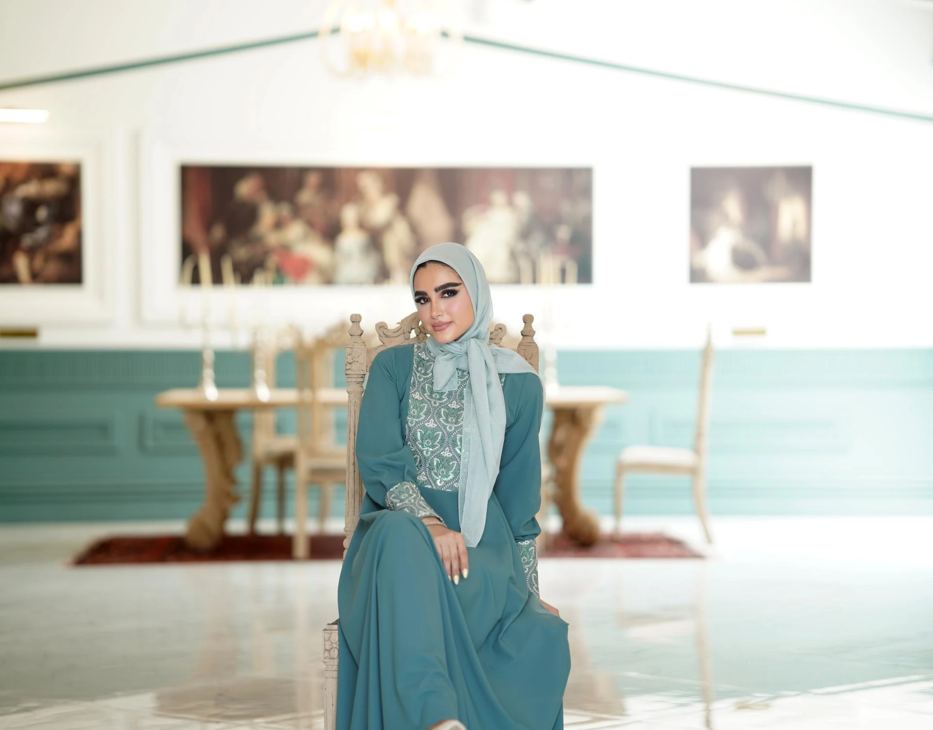 نورا 12 بنر_پیراهن_آرمیتا_سبز_موبایل_مزون_نورا