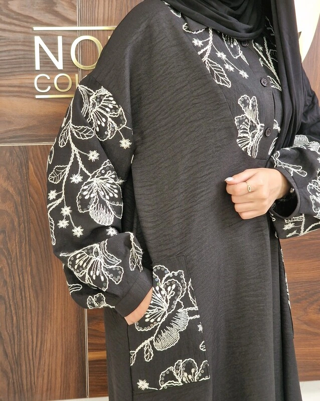 عبا روژان مشکی 7 عبا روژان مشکی