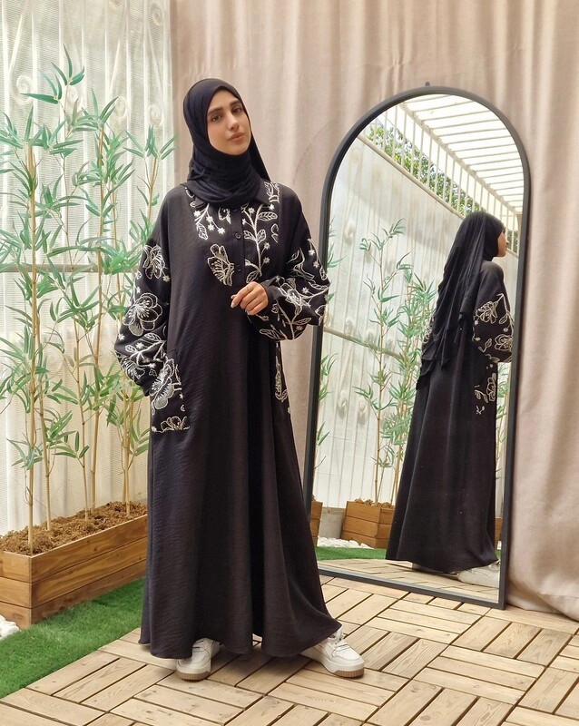 عبا روژان مشکی 3 عبا روژان مشکی