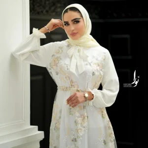 پیراهن مبینا سفید