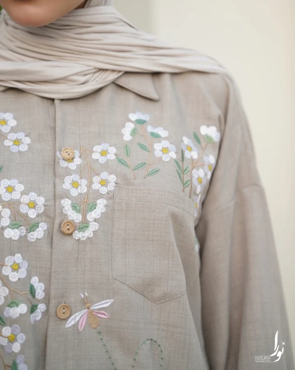 تونیک پیچک (فیروزه ای و شنی)