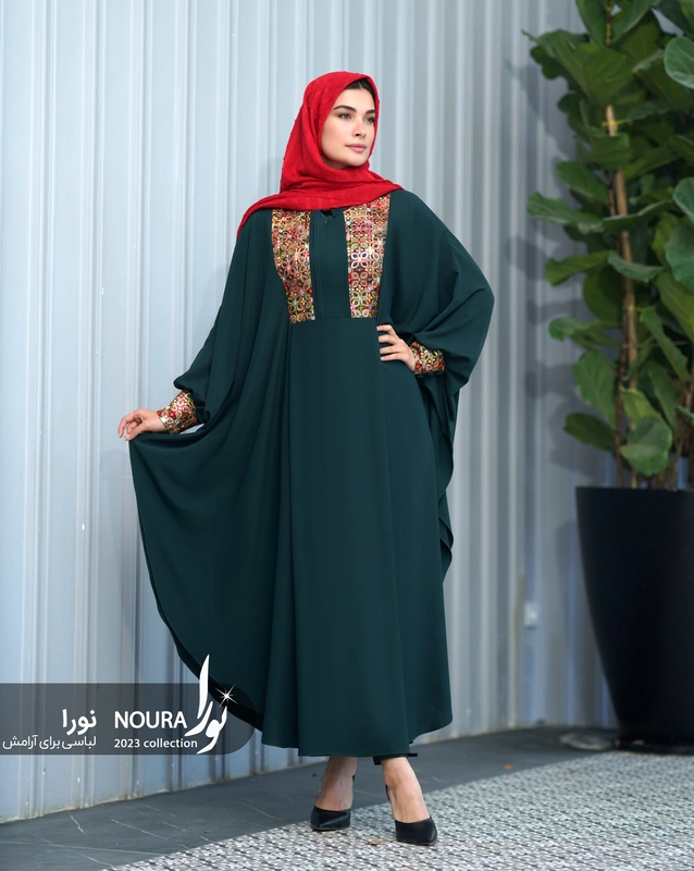 عبا صدف سوزندوزی ترمه