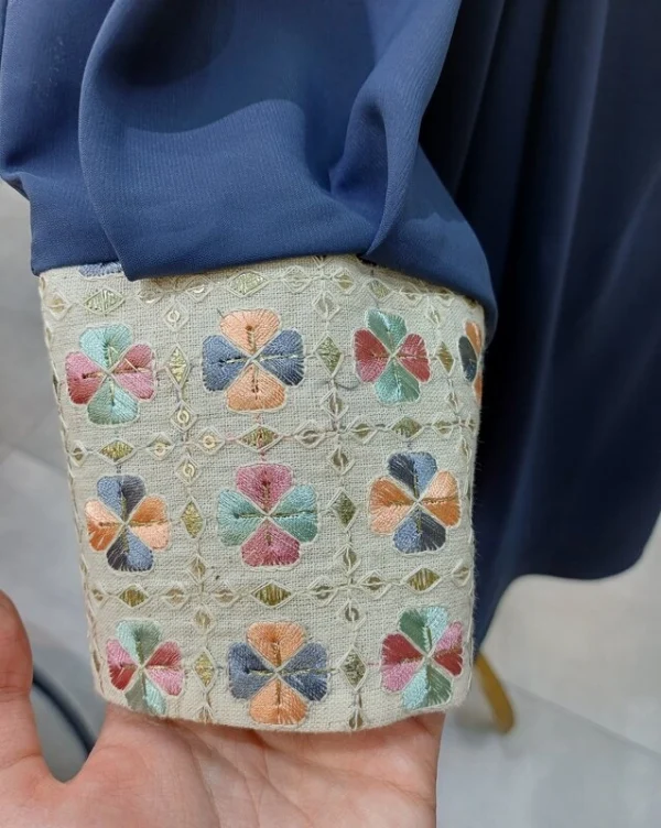 عبا صدف کوتاه سرمه ای