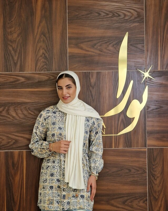 تونیک نازگل آبی گل ریز