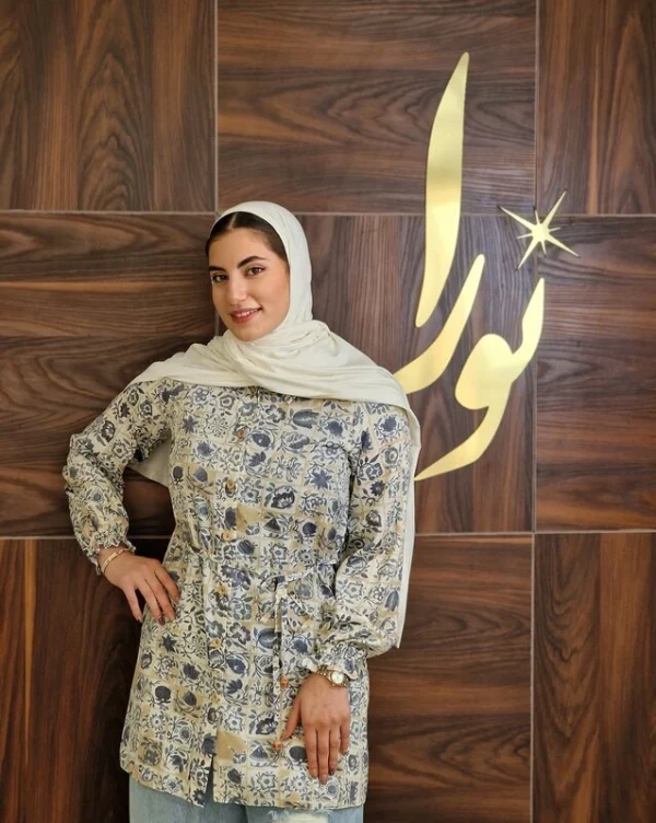 تونیک نازگل آبی گل ریز