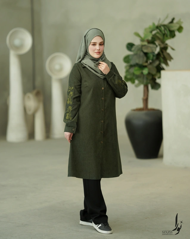 مانتو ماهین سبز 5 مانتو ماهین سبز