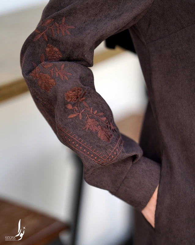 مانتو ماهین قهوه ای