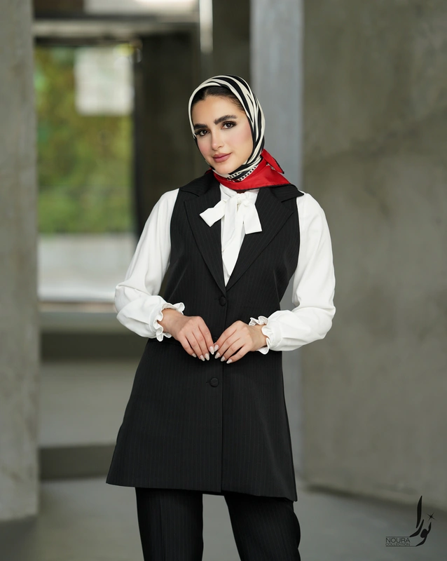 وست و شلوار شیرین مشکی