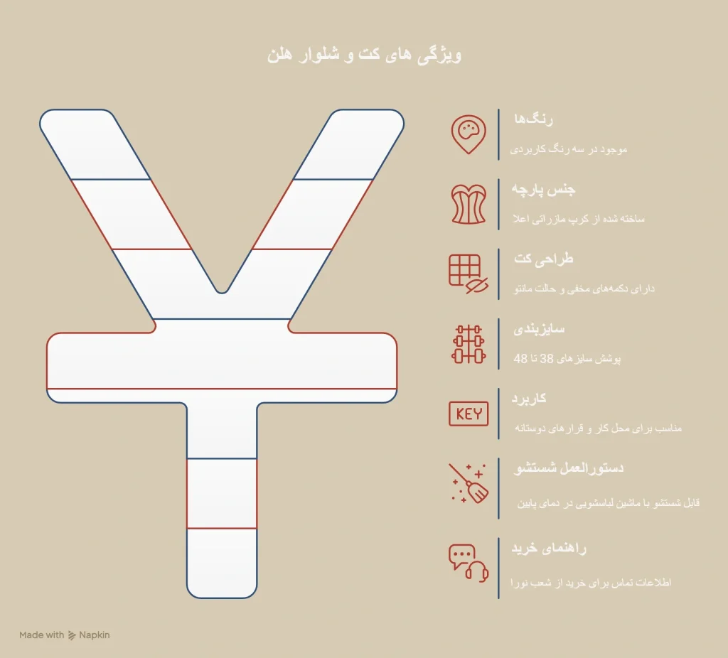 کت و شلوار هلن نسکافه ای