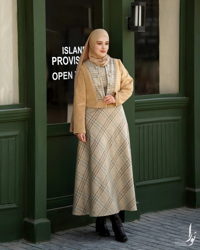 کت و سارافن افرا سبز 7 کت و سارافن افرا سبز