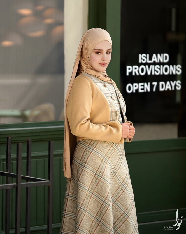 کت و سارافن افرا سبز 3 کت و سارافن افرا سبز