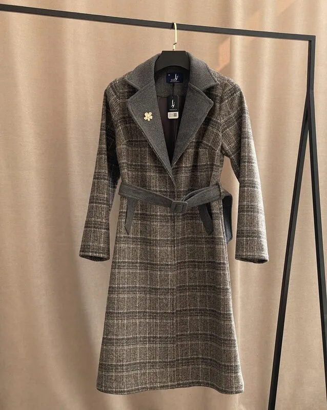 پالتو جاسمین طوسی