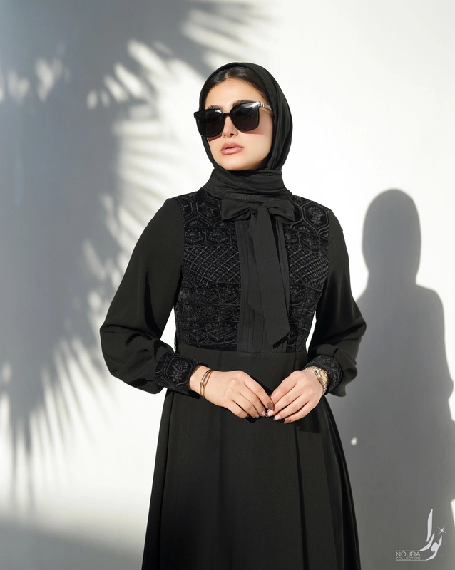 پیراهن زینب مشکی 3 پیراهن زینب مشکی - Image 3
