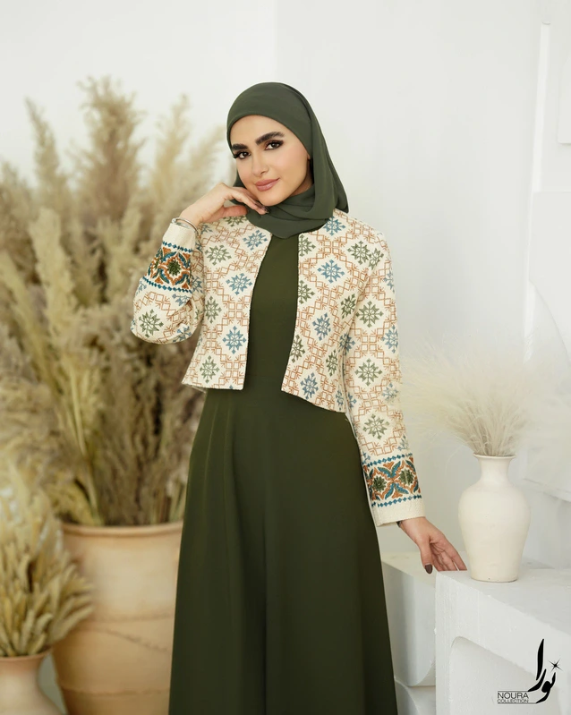 کت و سارافن ساغر سبز 4 کت و سارافن ساغر سبز