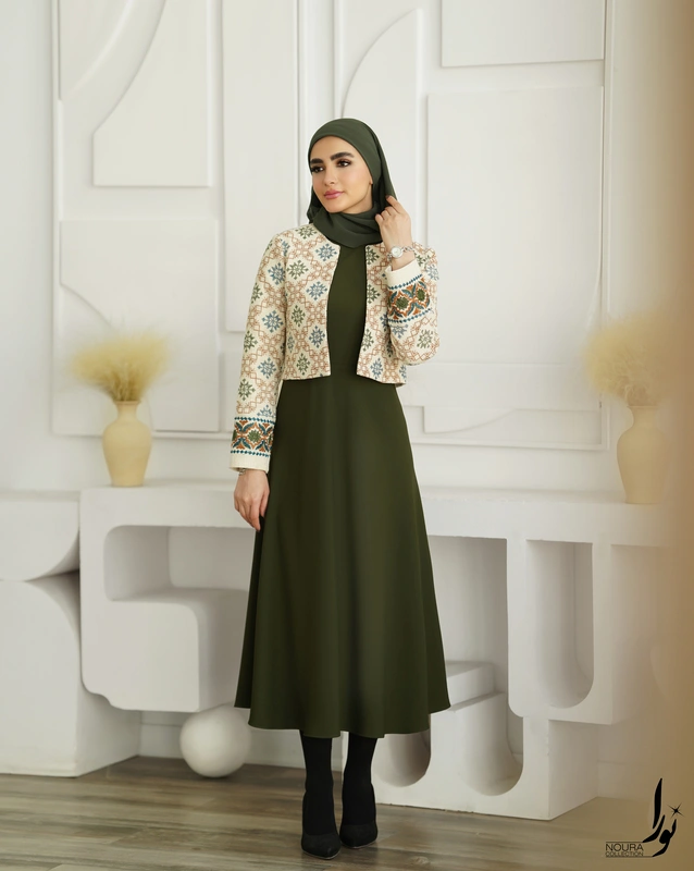 کت و سارافن ساغر سبز 3 کت و سارافن ساغر سبز