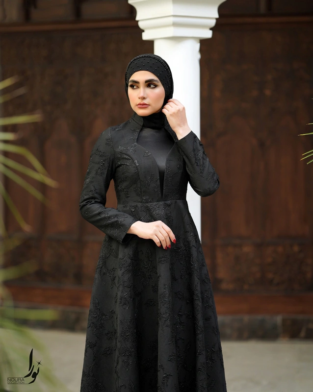 پیراهن ملیکا مشکی 4 پیراهن ملیکا مشکی