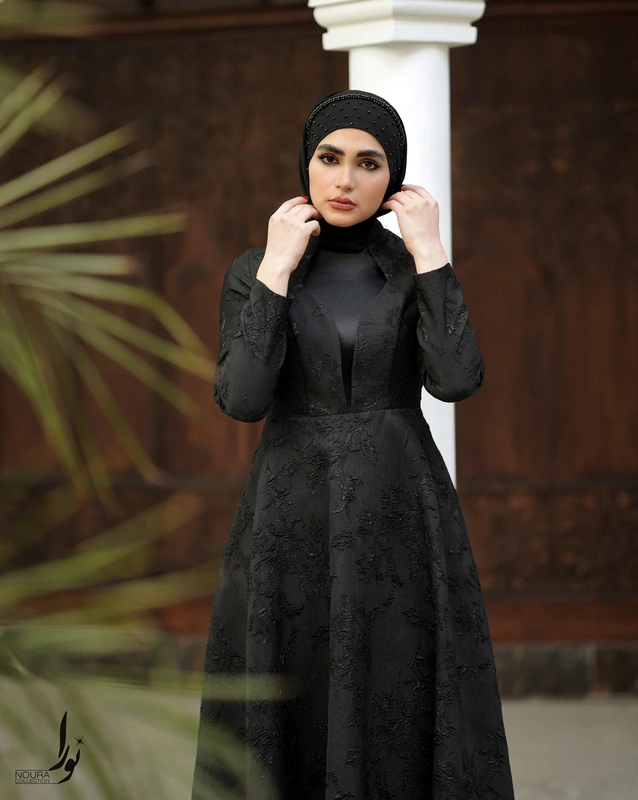 پیراهن ملیکا مشکی 5 پیراهن ملیکا مشکی