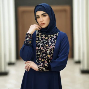 پیراهن آرمیتا آبی کد 2