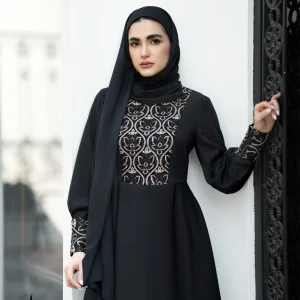پیراهن آرمیتا مشکی کد 2