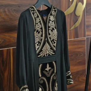 پیراهن سیمین طرح طاووس
