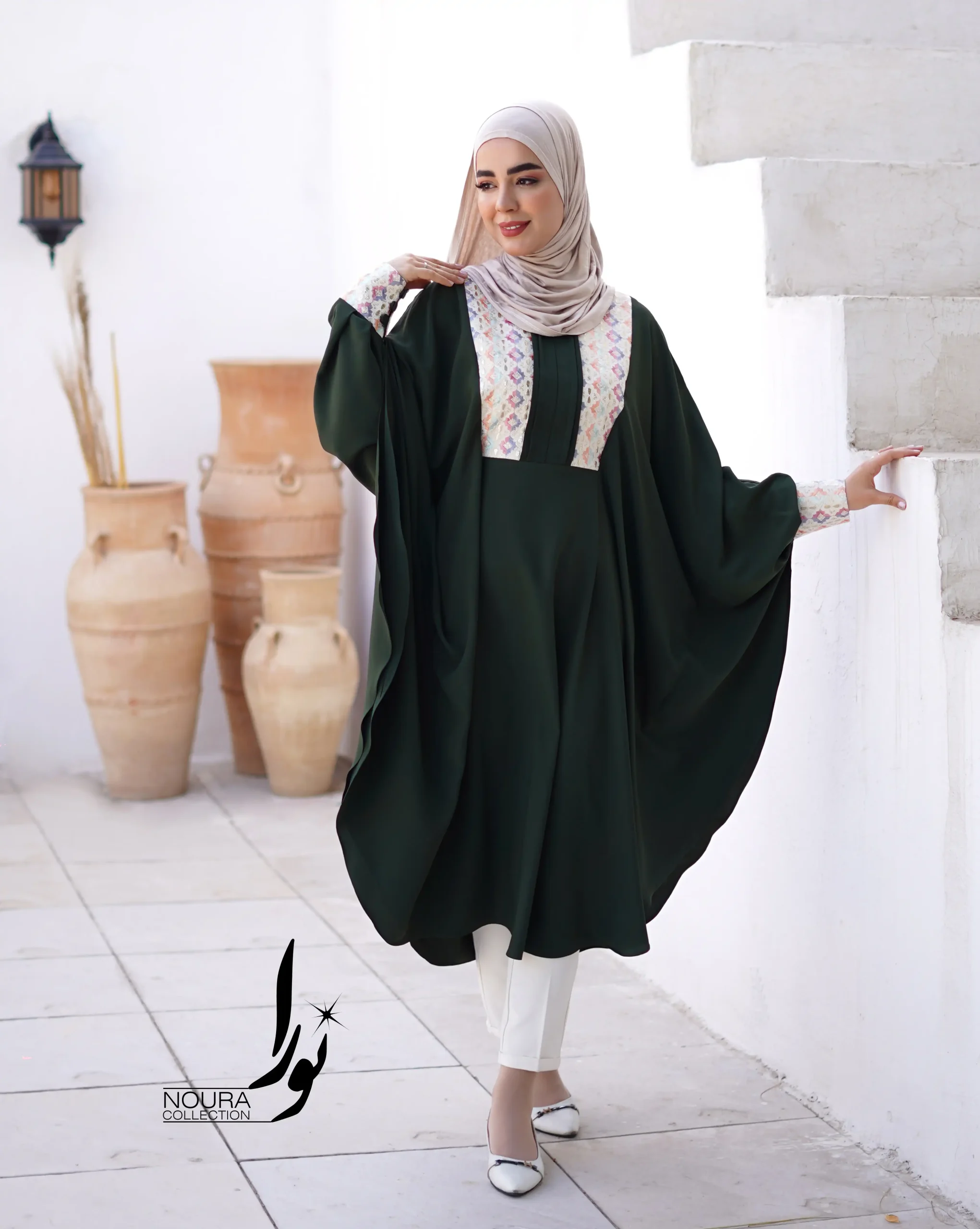 عبا صدف کوتاه زیتونی 5 عبا صدف کوتاه زیتونی - Image 5