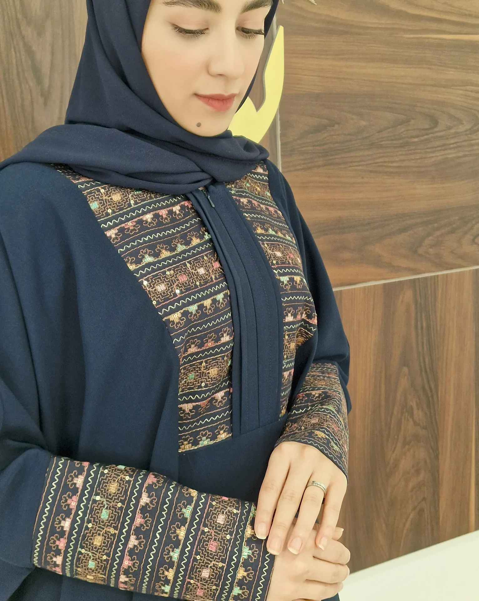 عبا یاس سرمه ای 6 عبا یاس سرمه ای - Image 6