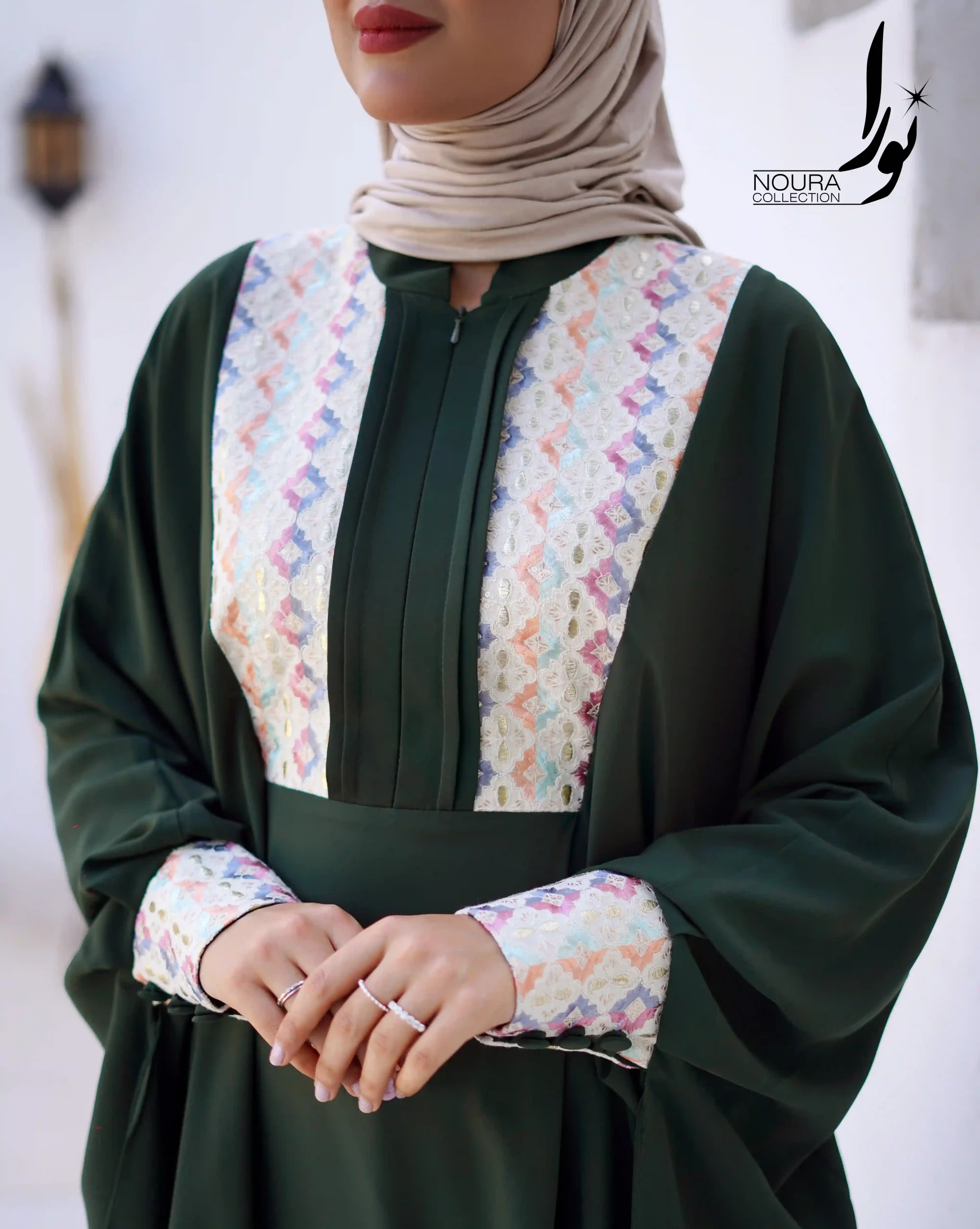عبا صدف کوتاه زیتونی 6 عبا صدف کوتاه زیتونی - Image 6