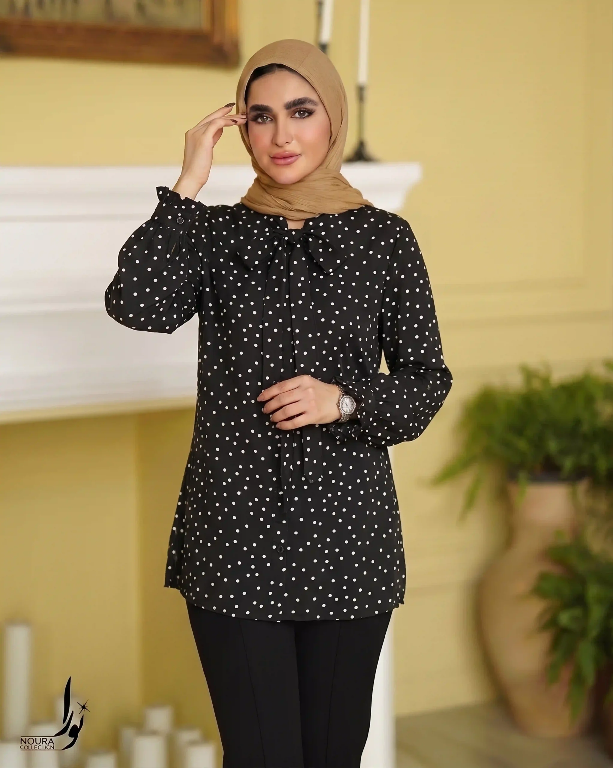 شومیز شادی خال خالی 4 شومیز شادی خال خالی - Image 4