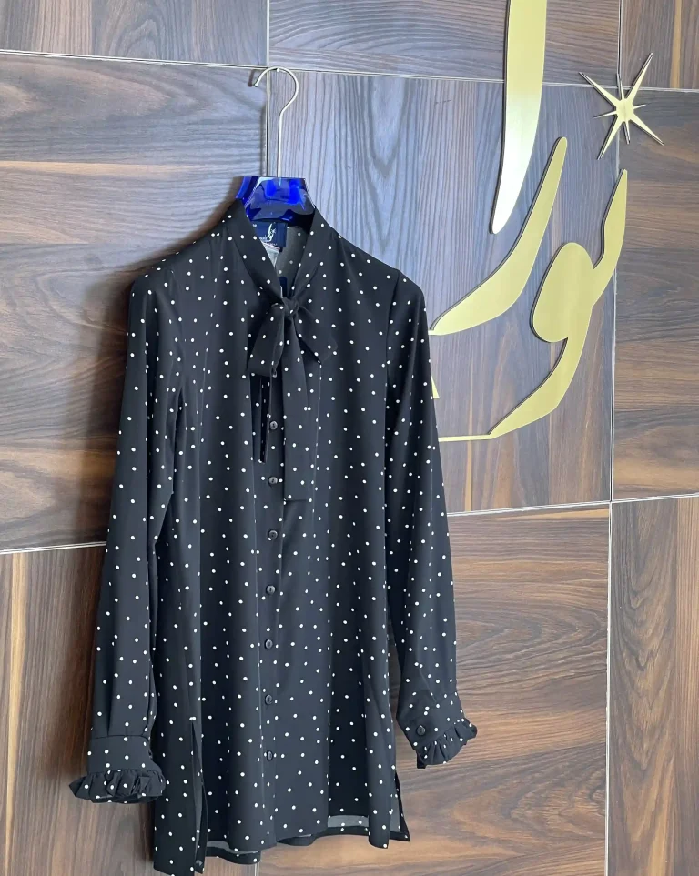 شومیز شادی خال خالی مزون نورا